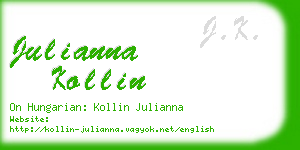 julianna kollin business card